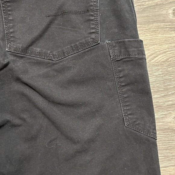 Ariat 46x32 Rebar M4 Pants DuraStretch Tough Double Front Straight Leg Black - Picture 14 of 14